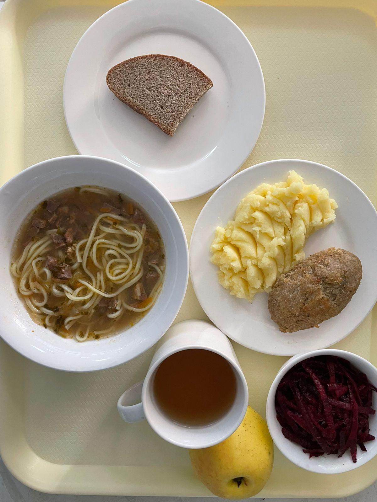 Контрольное меню на 24.02.2022г