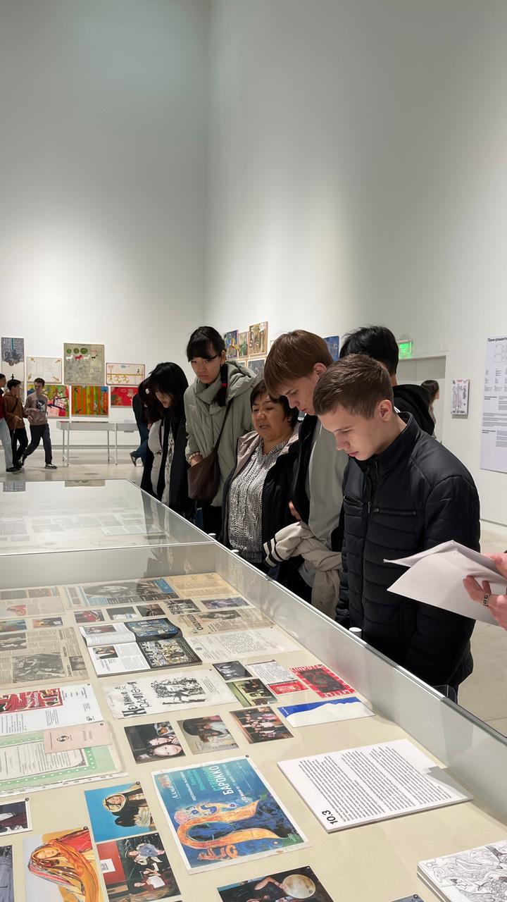 Күзгі каникул кезінде оқушылар Ұлттық музейге саяхат жасады