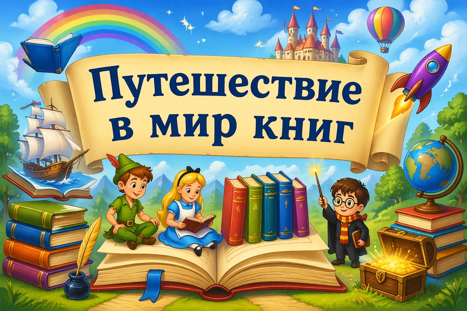 Кітаптар әлеміне саяхат / Путешествие в мир книг